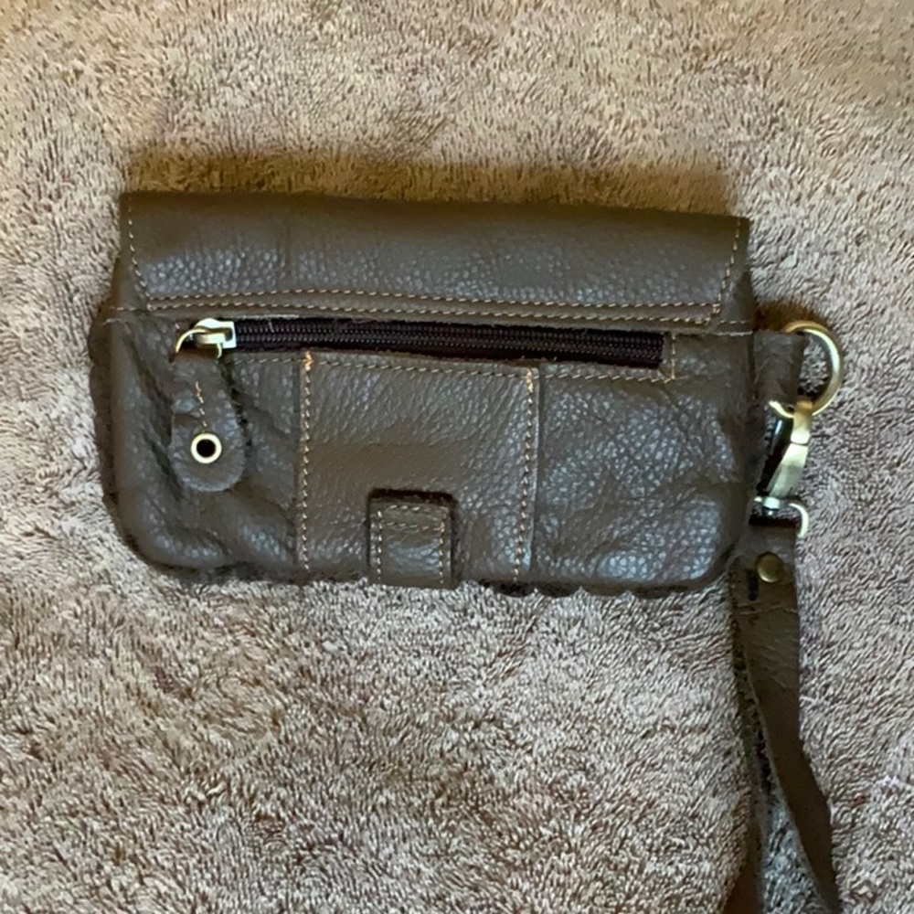 VERY NICE LEATHER HAND MINI BAG. A Western look. - Picture 3 of 11